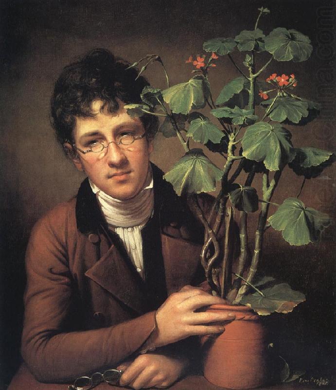 Rubens Peale with a Geranium, Rembrandt Peale